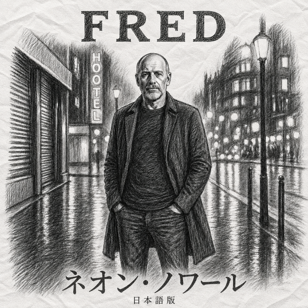 Pochette de Néon Noir — Japanese Version — FRED