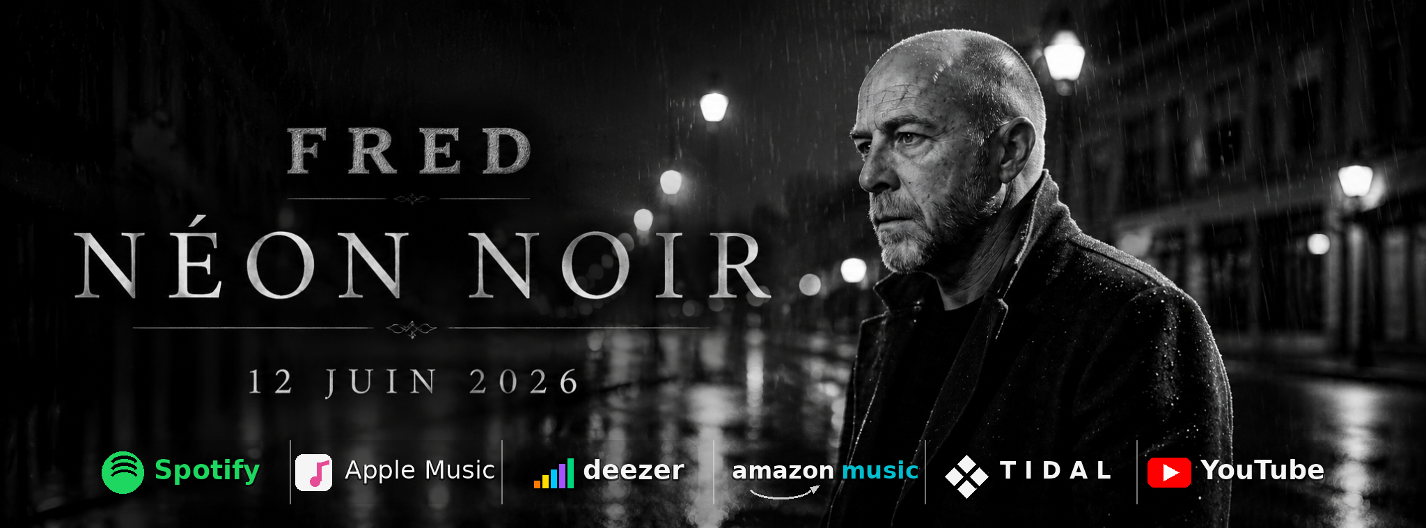 Néon Noir, premier single officiel de FRED