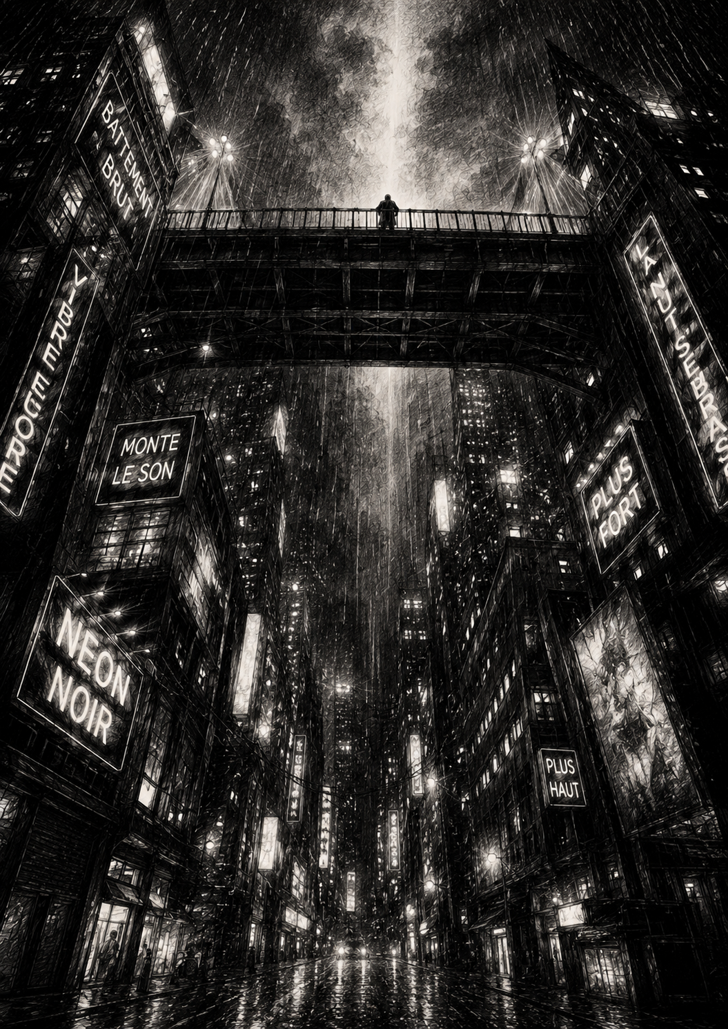 Néon Noir — une nuit en mouvement
