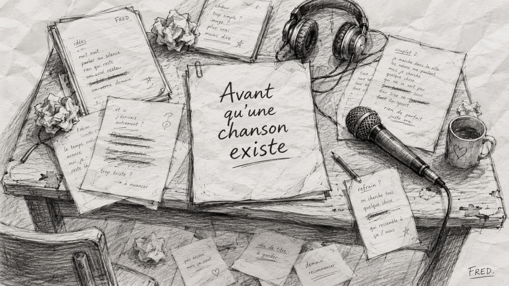 Avant qu’une chanson existe | Coulisse de création d'une chanson