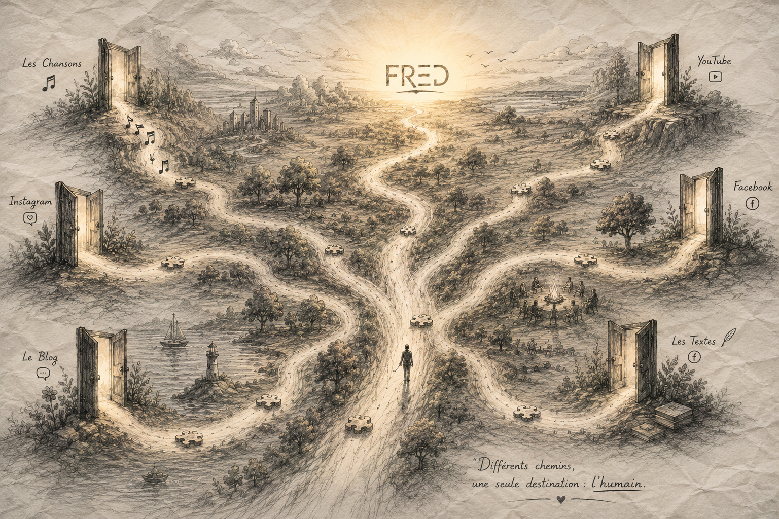 FRED : musique, textes, images — un univers en construction
